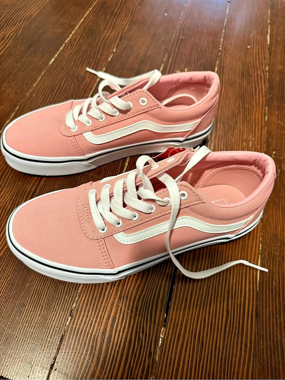 Vans Pink & White Sneakers
